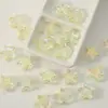 Cuentas Acrílicas Transparentes de Colores Pentagrama Cuentas Estrella en Hilos Accesorios para Cadena de Teléfono Hechos a Mano DIY