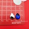 Accesorios de Gema de Cristal de Gota de Agua Simulada Colorida Transfronteriza DIY Joyería Funda de Teléfono Accesorios para Uñas Pedrería Decorativa de Forma Irregular
