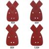 Lija de cola de milano con forma de oreja de conejo, lija triangular de 4 agujeros, traje combinado transfronterizo, hoja de siesta 170*140 * 95mm