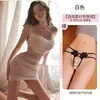 Dropshipping Transfronterizo de Pijamas Sexys y Apasionados Transparentes para Mujeres con Pecho Pequeño y Faldas Calientes que Cubren el Trasero en la Cama