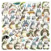 50/100 Adesivos Fofos de Gato de Desenho Animado para Computador, Caderno, Copo de Água, Adesivos à Prova d'Água para Cadernos e Diários