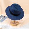 Sombrero de Sol de Verano con Protección Solar para Hombres y Mujeres Viajes Vacaciones Sombrero de Sol estilo Coreano Sombrero de Copa de Ala Ancha Denim Británico Sombrero de Playa