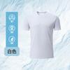 Playera con Patrón de Maíz con Logo Estampado Manga Corta Ropa Deportiva para Hombre Equipo Maratón Running Fitness Camiseta Publicitaria Transpirable y de Secado Rápido
