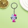 Llavero creativo de la serie Hello Kitty de AliExpress. Pequeño regalo. Llavero de coche de moda.