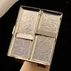 Estuche de Metal Personalizado para Cigarrillos Estuche para Cigarrillos de 10 Paquetes Estuche para Cigarrillos de Mujer Estuche de Plástico para Exteriores Portátil de Viaje