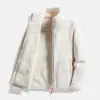 Uma Jaqueta de Fleece Similar para Mulheres, Top de Fleece, Cardigan Moletom Grosso de Fleece Coral Reversível para Outono e Inverno