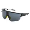 Óculos de Sol Retrô Personalizados de Peça Única Europeus e Americanos para Homens e Mulheres, Óculos de Sol Esportivos para Ciclismo, Óculos contra Vento e Areia 61305