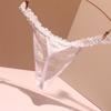 Pantalones de malla transparentes de talla grande con perspectiva de color sólido y tentación sexy sin rastro para mujer con explosiones de comercio exterior