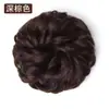 Faixa de Cabelo com Peruca, Acessórios de Cabelo com Flores, Cabelo Coque, Elástico Simulado, Corda de Cabelo, Peruca de Cabelo Bola
