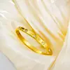 Pulseira de Luxo Leve Transfronteiriça de Alto Padrão Cravejada com Diamantes, Design Aberto, Ouro 18K, Não Desbota, Clássico de Celebridade da Internet em Aço Titânio, Atacado para Casais