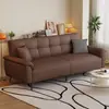 Apartamento de sala de estar moderno minimalista tamaño pequeño sofá de tela modelo nuevo 2026 sofá cama de tela resistente a arañazos de gato sofá para casa de alquiler