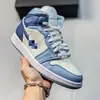 Zapatillas Deportivas Retro de Baloncesto Aj1 de Caña Media de Alta Calidad para Hombres y Mujeres, Amortiguadoras, Transpirables, Versátiles y Cómodas Jordan 1