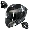 Capacete Articulado para Motocicleta Voss Novo Padrão Nacional, Lente Dupla, Para Todas as Estações, Capacete Integral Unissex, Capacete de Verão, Certificado 3C