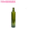 Venda por atacado marrom garrafa de azeite 750ml redonda verde escuro camélia garrafa de óleo de noz 500ml garrafa de vidro quadrado
