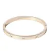 Pulsera Wish Fashion Transfronteriza con Cierre de Diez Diamantes, Aspecto de Alta Gama, Aleación de Nicho Cielo Estrellado Oro Rosa Pulsera Antidesvanecimiento