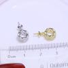 Accesorios DIY Plata de Ley S925 Versátil Clásico Colgante de Perla Colgante Vacío Accesorios Colgante de Collar Hecho a Mano Colgante de Plata Mujeres