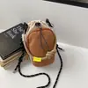 Bolsa para Botella de Agua Transfronteriza, Bolso Cruzado Estilo Nuevo, Bolsa Pequeña con Cordón, Diseño de Nicho, Bolso Ligero de Moda para Teléfono, Bolso para Teléfono Japonés y Coreano