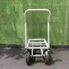 Carro de Herramientas de Ferretería, Carro Plano para Transportar Mercancías, Carro Silencioso de 4 Ruedas para Carga Logística, Carro de Herramientas de Fábrica
