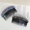 Peine para Recoger el Cabello Suelto, Peine de Cabello con Pedrería, Pinza para Flequillo Llena de Diamantes, Peine de Cabello Colorido, Pasador, Pinza para Pasador, Accesorio para el Cabello