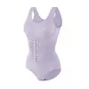 Ropa interior moldeadora de una pieza con botones para ceñir la cintura, súper vendida en comercio exterior transfronterizo para mujeres, control de abdomen, levantamiento de glúteos, modelado corporal y esculpido corporal