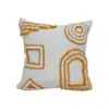 Funda de almohada capitonada estilo wabi-sabi, diseño geométrico abstracto, adecuada para decoración de hotel y casa de huéspedes, funda de cojín para sofá de sala de estar en casa