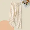 Pantalones de Otoño para Niños Algodón Puro Lycra Pantalones para Casa Niños y Niñas Medianos y Grandes Pijamas para Niños Calzoncillos Pantalones de Bebé de Otoño para Niños 0-12