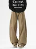 Ropa de Hombre Fengshe / Retro Americano Corte Curvo Tela Pantalones Casuales Holgados Cleanfit Pierna Ancha Jeans con Caída