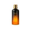Botella redonda de hombros transparentes esmerilados para aceite esencial de 30 ml, botella de vidrio para sérum con gotero, botella cosmética vacía portátil en stock