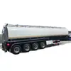 Semirreboque Tanque de Aço Carbono de 4 Eixos de Baixo Custo Transfronteiriço para Óleo Comestível, Reboque Tanque de Óleo de 50/60 Metros Cúbicos, Veículo de Transporte de Leite