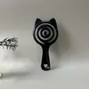 Novo Pente Portátil Fofo Mini Pente Pequeno para Menina Quarto Viagem Pente Massageador Cabeleireiro Pente Vazado Costela
