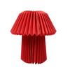 Lámpara de Mesa Linterna de Hongo Rojo Estilo Japonés y Viento Linterna de Bola Redonda Ins Atmósfera Papel de Arroz Casa de Huéspedes Hotel Decoración de Mesita de Noche