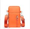 Bolsa Feminina Fashion 2026 com Três Zíperes, Bolsa Transversal, Porta-Moedas de 1 Yuan, Nova Bolsa Celular Tendência, Porta-Chaves