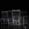 Caja de embalaje rectangular de PVC transparente caja plegable de plástico PET bandeja interior tipo blíster caja de PP esmerilado caja de joyería personalizada