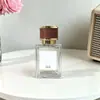 Botella de Perfume de Vidrio de Alta Gama 30ml 50ml Botella con Atomizador Reutilizable Rellenable Exquisita Botella de Fragancia Portátil con Tapa de Madera
