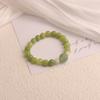 Qingti Milkshake Pulseira de Cristal de Pérola de Água Doce Nova Pulseira de Estilo Chinês Garra de Gato Amor Zircon Fu Marca Pingente Pulseira