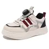 Tênis Esportivo Infantil 2026 Outono Novo Estilo Sapatos Casuais para Meninas Com Pelúcia Quente Solado Macio Leve Tênis Branco para Meninos