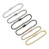Materiales Accesorios Joyería Hecha a Mano DIY Cadena de Cuentas de Hierro Cadena de Etiqueta Cadena para Equipaje Cadena Metálica Cadena de Cuentas Onduladas Cadena de Llaves Colgante