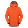 Cortavientos Outdoor Hardshell Sin Marca Impermeable Monocapa Unisex Chaqueta de Montañismo Chaqueta para Senderismo Camping Chaqueta Laminada Termosellada