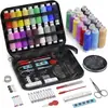 Venta Caliente Transfronteriza Set Portátil de Herramientas de Costura para el Hogar Caja de Agujas e Hilo Set de Hilos de Coser Kit de Agujas e Hilos