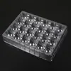 Caja de plástico pvc desechable bandeja de blíster transparente carcasa de burbuja tarta de huevo fruta huevo empaque de alimentos caja cuadrada forrada