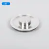 Tubería de desagüe para fregadero doble de acero inoxidable de cocina, Tubería de desagüe de rebosadero para fregadero totalmente de acero
