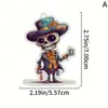Nuevo Colgante Decorativo de Personaje de Halloween Transfronterizo Acrílico Plano Decoración de Espejo Retrovisor de Coche Colgante para Fiesta Navideña
