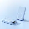 Cargador portátil magnético transfronterizo nuevo con soporte, compacto, portátil, regalo empresarial, venta al por mayor
