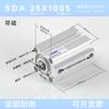 Cilindro Pneumático Fino Sda com Ímã, Gama Completa de Especificações 20-100, Curso 5-50S Tipo S, Grau Industrial, em Estoque do Fabricante