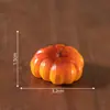 Miniatura de paisagem criativa simulação de abóbora e pimentão verde vegetais alimentos brinquedos, decorações DIY, acessórios para presilha de cabelo, miniaturas