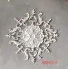 Luminária de gesso mosaico estilo francês, luminária de gesso mosaico decoração estilo europeu design de teto