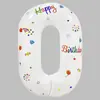 Globos Digitales de 32 pulgadas Decoración de Escena de Cumpleaños Niños Ceremonia Feliz Niñas Pequeñas Atmósfera Accesorios para Fotos