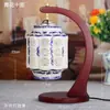 Lámpara de Cerámica Hueca Delgada Jingdezhen para Estudio, Dormitorio, Lámpara de Mesita de Noche, Protección Ocular, Decoración Creativa de Boda, Lámpara de Mesa Estilo Chino