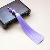 15cm cloisonne borla estilo antigo hanfu marcador pequeno pingente marcador U disco borla chaveiro cordão borla borla