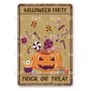 Colgantes Metálicos Retro Europeos y Americanos de Halloween, Pinturas Decorativas para el Hogar sin Marco, Venta al por Mayor de Suministros para Manualidades